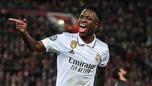 Vini Jr faz dois e Real Madrid vence o Liverpool após virada histórica na Champions