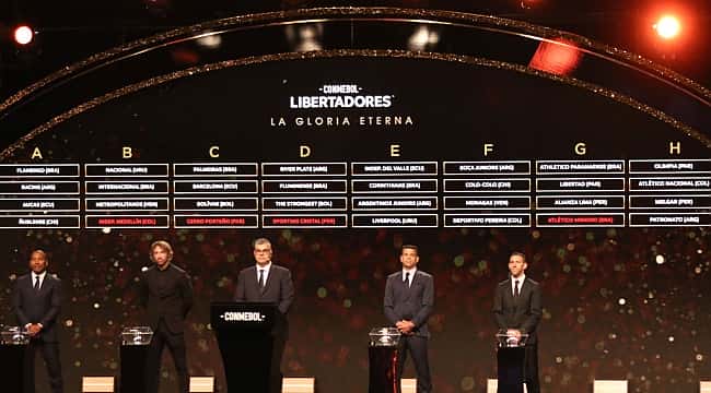 Libertadores 2023: veja como ficaram os grupos após sorteio, libertadores