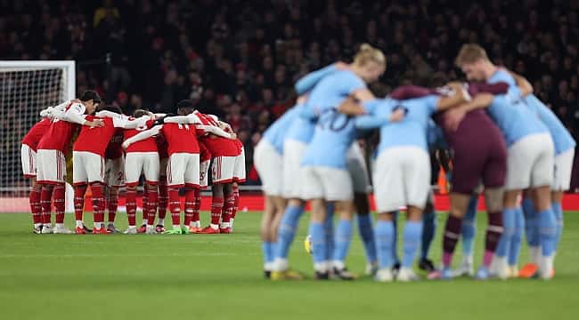 Arsenal x Manchester City: onde assistir e horários do jogo pela