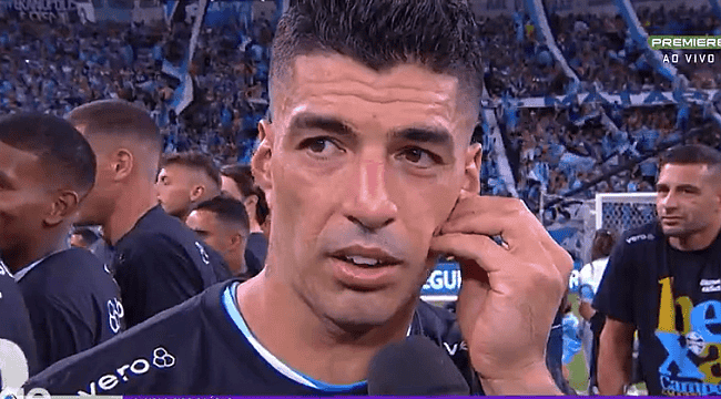 Luis Suárez exalta o Grêmio após conquista do Campeonato Gaúcho: "grande equipe" 