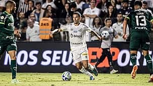 Santos e Palmeiras ficam no zero a zero