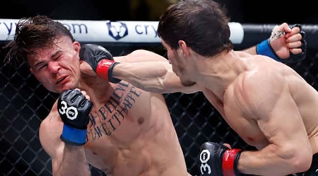 UFC 288: Diego Lopes dá show de personalidade, mas é superado por Movsar Evloev