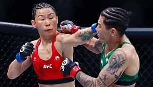 UFC 288: Yan Xioanan nocauteia Jéssica Bate-Estaca e desafia compatriota pelo cinturão