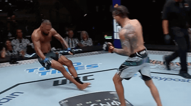 UFC Vegas 73: Diego Ferreira vence com Michael Johnson com nocaute assustador