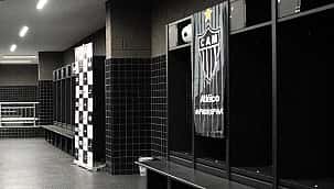 Atlético-MG apresenta vestiário da Arena MRV