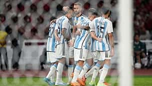 Sem Messi, Argentina vence Indonésia em amistoso