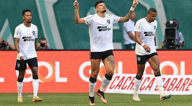 Tiquinho brilha, Botafogo vence duelo direto contra o Palmeiras e lidera o Brasileirão com folga