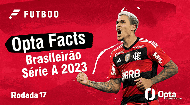 Estatísticas Opta Facts do Brasileirão 2023: 17ª rodada