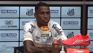 Jean Lucas é apresentado no Santos