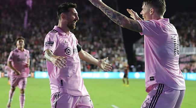 Com dois gols e uma assistência de Messi, Inter de Miami goleia Atlanta United na Leagues Cup