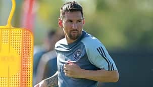 Messi treina pela primeira vez com o elenco do Inter Miami; veja as imagens