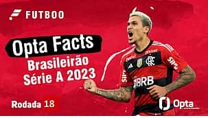 Estatísticas Opta Facts do Brasileirão 2023: 18ª rodada