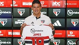 James Rodríguez é apresentado no São Paulo 