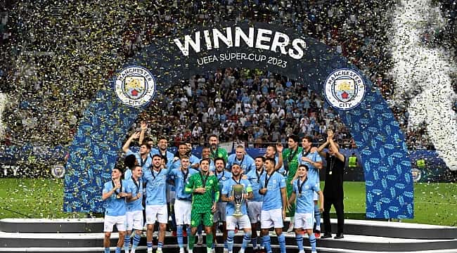 Manchester City campeão; veja as melhores fotos da final da Supercopa da UEFA