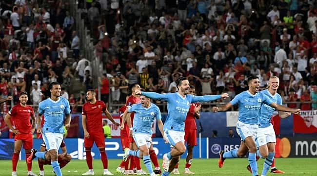 Manchester City vence o Sevilla nos pênaltis e garante 1º título da Supercopa da UEFA