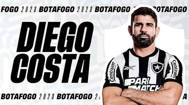 OFICIAL: Botafogo anuncia a contratação de Diego Costa