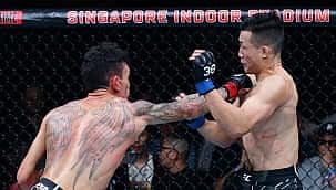 UFC Singapura: Max Holloway nocauteia Chan Sung Jung, o Zumbi Coreano, na luta principal 