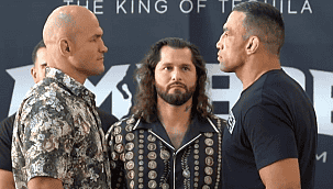 Cigano e Werdum fazem encarada antes de luta de MMA sem luvas; assista