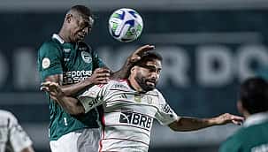 Com dois chutes ao gol, Flamengo empata com Goiás em véspera de decisão pela Copa do Brasil