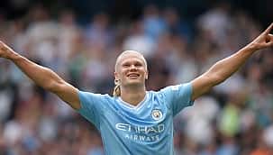Com hat-trick de Haaland, Manchester City goleia o Fulham e segue 100% na Premier League