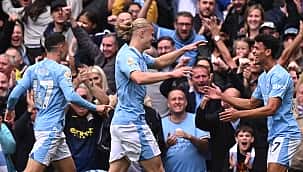 Em casa, Manchester City vence o Nottingham Forest e segue 100% na Premier League 