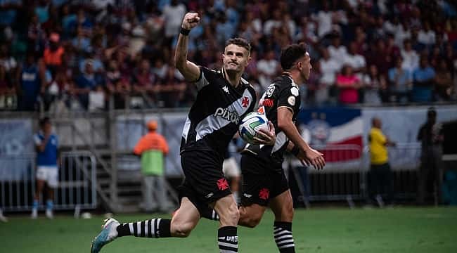 Na estreia de Payet, 'El Pirata da Colina' marca e Vasco busca empate contra o Bahia