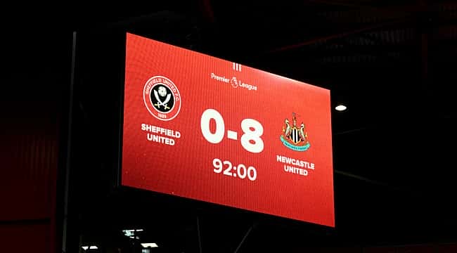 Newcastle protagoniza a quinta maior goleada da história da Premier League, veja as imagens 