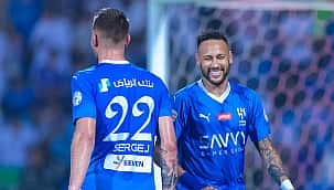 Neymar entra no 2º tempo, participa de quatro gols, Al-Hilal goleia Al-Riyadh e volta à liderança