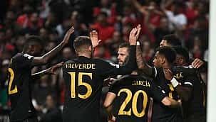 Com duas assistências de Vini Jr e gol de Rodrygo, Real vence Braga e segue 100% na Champions 