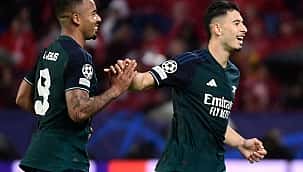 Com gols de Gabriel Martinelli e Gabriel Jesus, Arsenal vence o Sevilla na Espanha