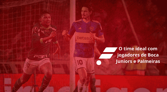 O time ideal com jogadores de Boca Juniors e Palmeiras, semifinalistas da Libertadores 2023