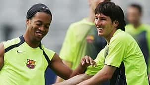 O time ideal com os melhores jogadores que atuaram com Lionel Messi