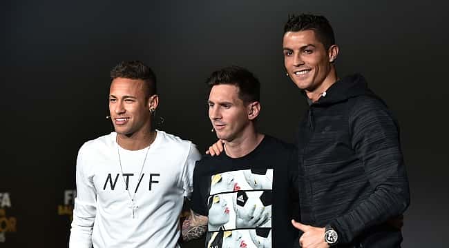 Os 10 atletas mais pesquisados do mundo; Neymar, Messi e CR7 lideram a lista