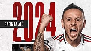 São Paulo anuncia renovação de Rafinha