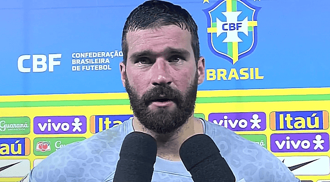 Alisson, sobre situação da Seleção Brasileira: "Óbvio que não está bom"
