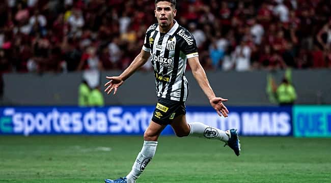 Com um a jogador a mais desde o fim do 1º tempo, Santos vence o Flamengo de virada