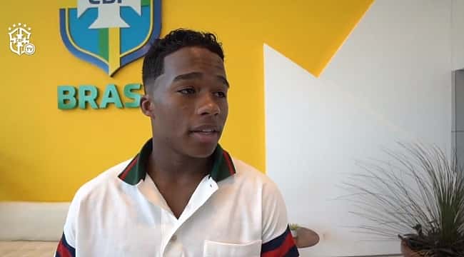Endrick é o terceiro jogador mais jovem a ser convocado para a Seleção Brasileira