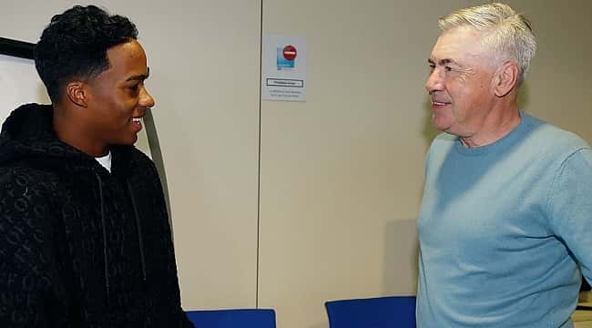 Endrick visita CT do Real Madrid pela primeira vez