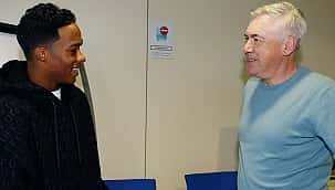 Endrick visita CT do Real Madrid pela primeira vez