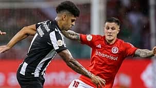 Inter bate o Botafogo, que perde vaga direta na Libertadores