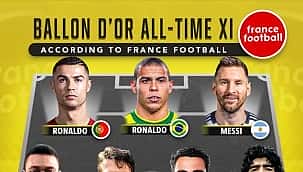 O melhor time da história da Bola de Ouro, segundo a France Football