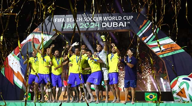 Brasil é hexacampeão do mundial de beach soccer da Fifa