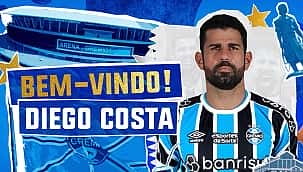 Grêmio surpreende e contrata o centroavante Diego Costa