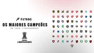 Os maiores campeões da Copa Libertadores