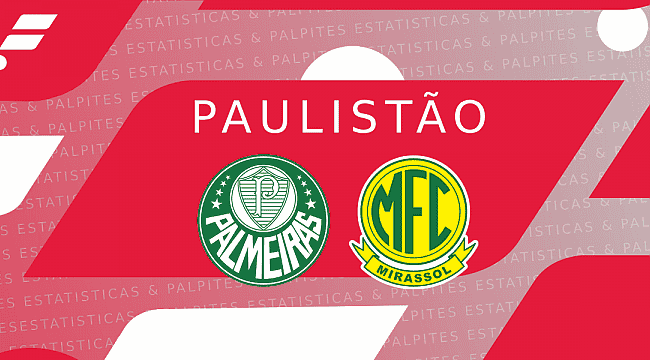 Palmeiras x Mirassol: palpites, odds e prognóstico