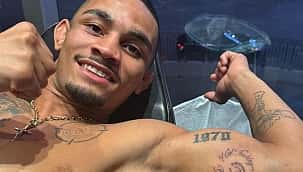 Após mordida, lutador brasileiro faz tatuagem e leva R$ 250 mil de Dana White