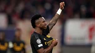 Após novo ataque racista, Vini Jr cobra a UEFA: "Espero que vocês já tenham pensado na punição"