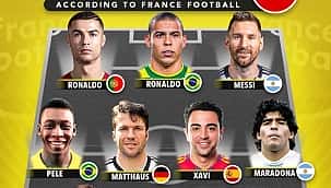 O melhor time da história da Bola de Ouro, segundo a France Football