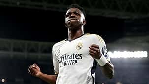 Vini Jr resolve e Real Madrid se classifica para as quartas da Liga dos Campeões