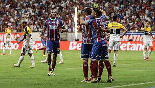 Em confronto inédito pela Copa do Brasil, Bahia vence o Criciúma e terá vantagem na volta